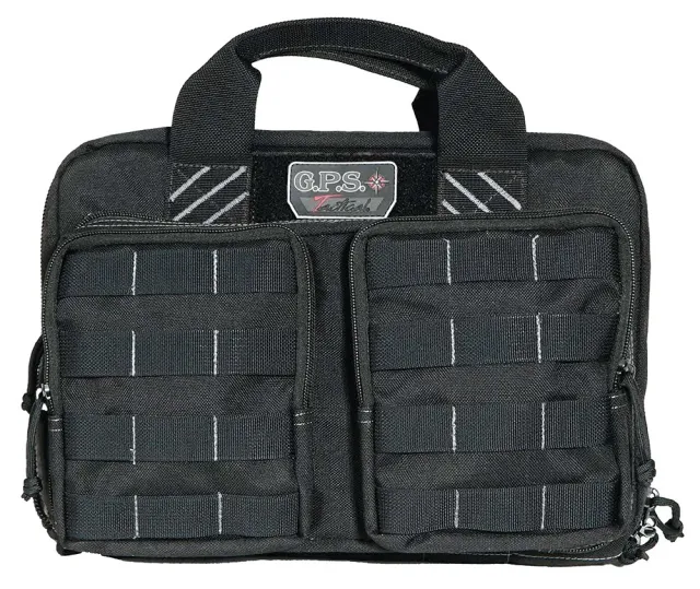 G Outdoors GPS-T1311PCB Tactical Quad +2 Pistol Range Bag Black - GSM Outdoors