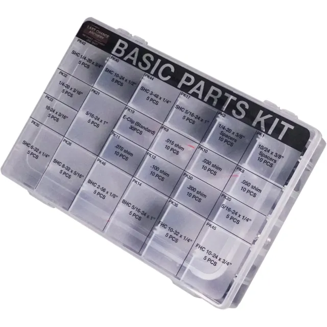 Last Chance Archery BPK1001 Basic Parts Kit 310 pcs Screws & Bolts - Last Chance Archery