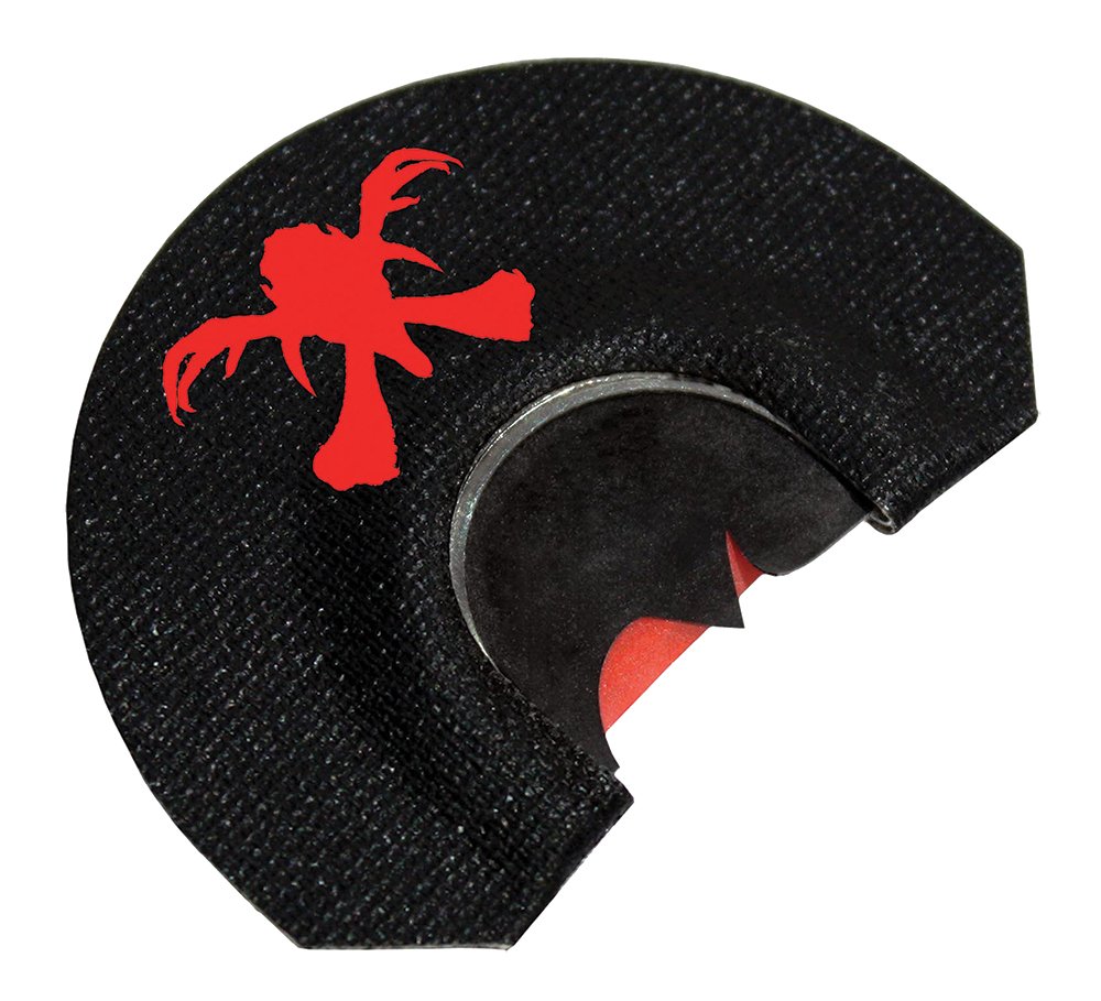 Primos Hook Hunter Long Diaphragm Call Double Reed Attracts Turkey Species Black - Primary Arms