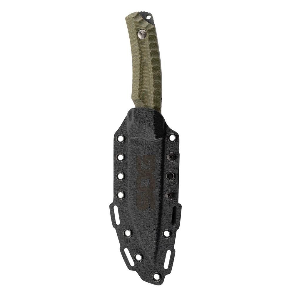 SOG Knives Hidaka FX Fixed Knife 4-4/5 Drop Point Blade Green Box - SOG