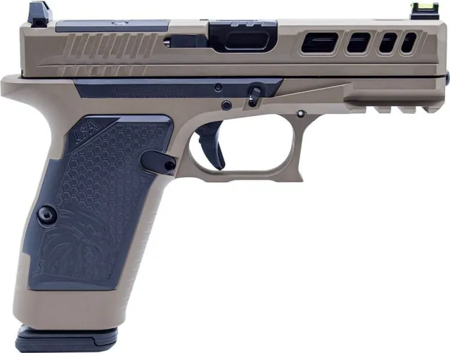 Live Free Armory AMPX G19X Frame 9mm 3.9 In Barrel 17Rd FDE