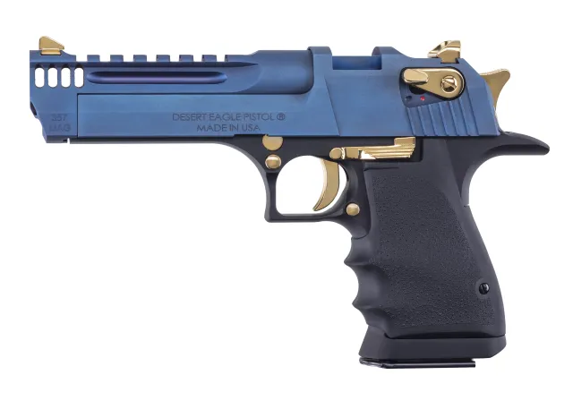 MR DESERT EAGLE 357MAG 5 BLK/CARBO BLUE - Magnum Research - 357MAG