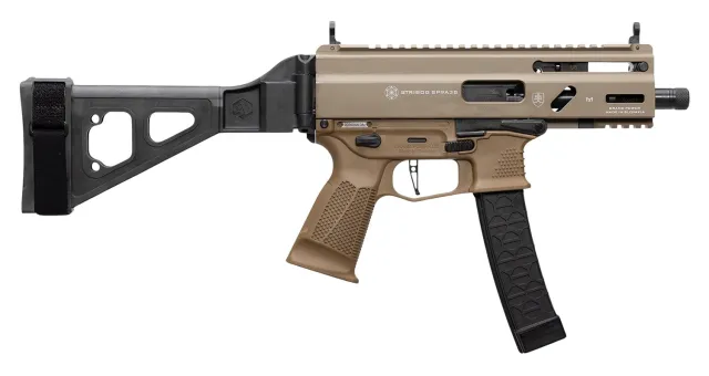Grand Power Stribog SP9A3S 9mm FDE Optics Ready
