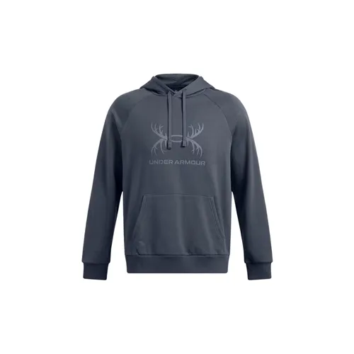 Under Armour Rival Fleece Antler Hoodie Warm Pullover Men's