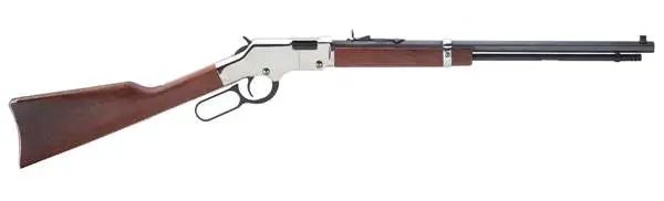 Henry H004SM Golden Boy Silver 22 WMR Lever Action 20 in Barrel Nickel Fini - Henry Repeating Arms - 22 Magnum