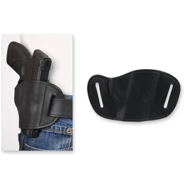 Buy Bulldog MLBRS Molded OWB Black Leather Belt Slide Holster for J Frame online