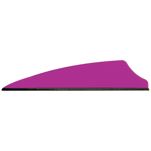 Q2i Q05049 Fusion X-II Vanes Purple 2.1" 100pk Lightweight Archery - Q2i