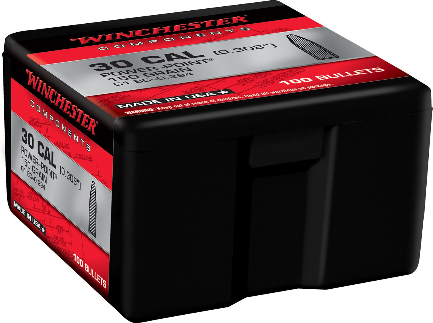 Winchester Ammo WB350M145X Centerfire Rifle Reloading 350 Legend 145 gr Metal Case - Winchester - 350 CALIBER