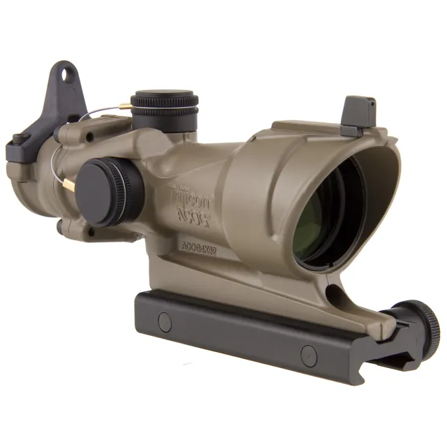 Trijicon TA01-D-100319 ACOG 4x32 Scope, Amber .223 Reticle, FDE Finish - Trijicon - .223
