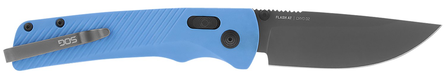 S.o.g Sog-11-18-03 Flash At 3.45" Folding Plain Ti - SOG