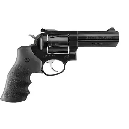 Ruger 1702 GP100 Revolver, 357 Mag, 4.2" Blued Alloy Steel Barrel, 6-Round Capacity, Hogue Monogrip, Adjustable Rear Sight - Ruger - 357 Magnum | 38 Special for sale at Iron and Lace