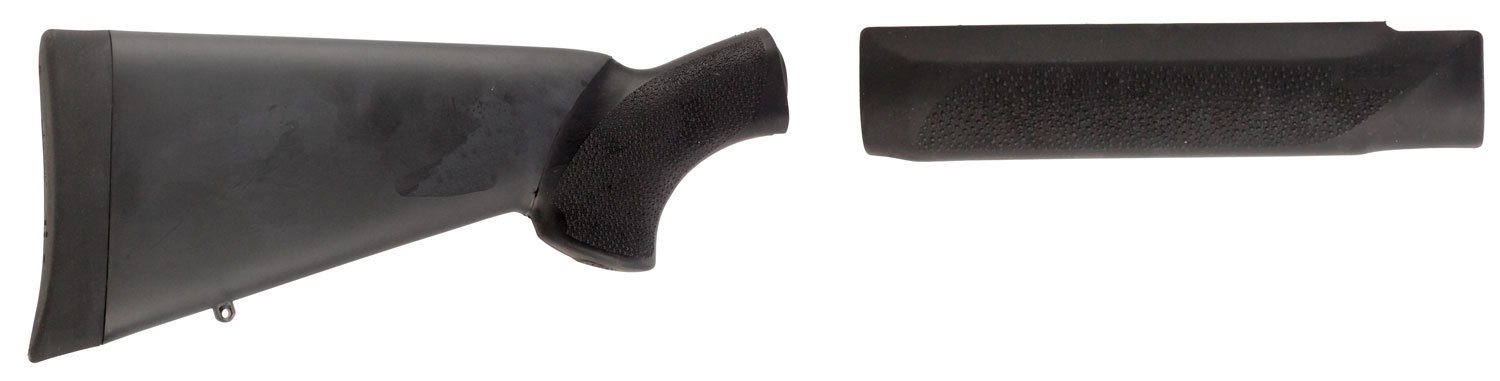 Hogue 05012 OverMolded Combo Kit Black Stock & Forend Mossberg 500 12ga - Hogue