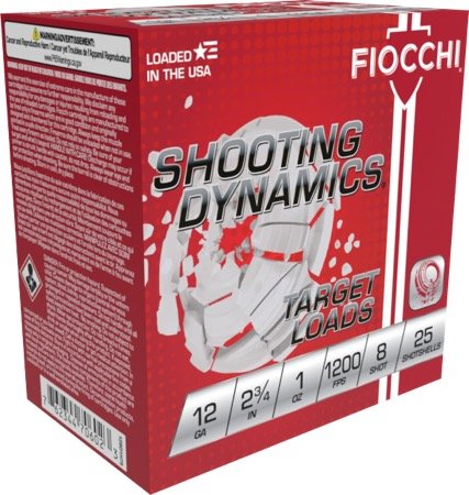 Buy Fiocchi 12SD1H8 Shooting Dynamics Target 12 Gauge 2-3/4" 8 Shot 1200 fps online