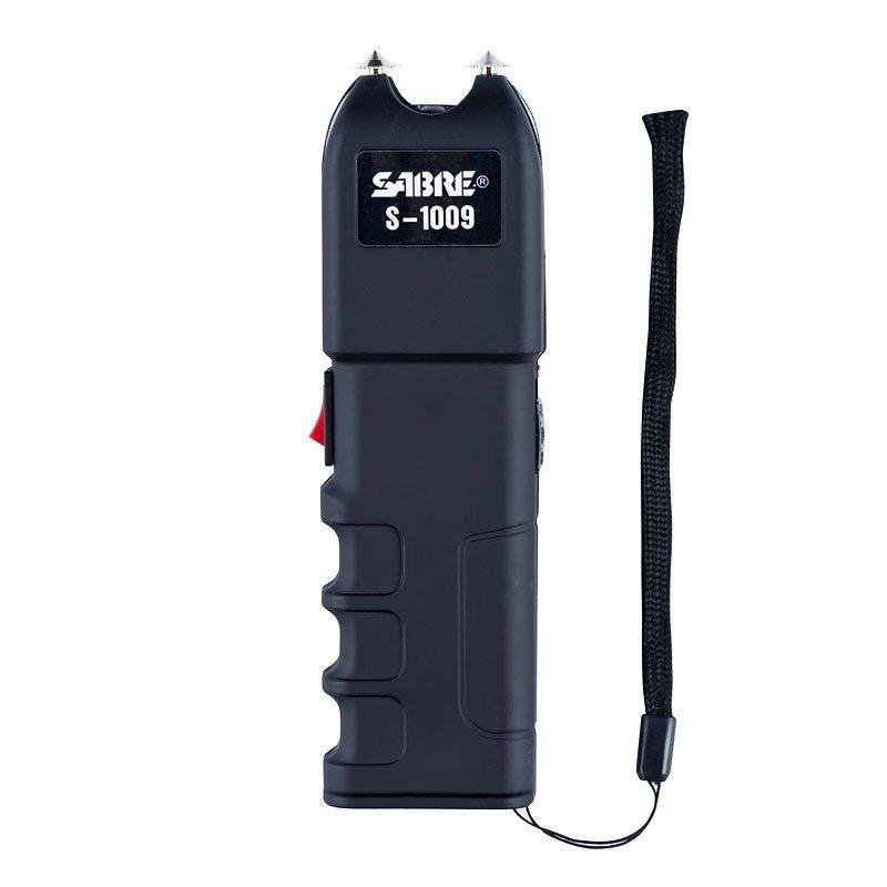Sabre S-1009 Tactical Stun Gun w/ LED Flashlight and Anti-Grab Technology - SABRE