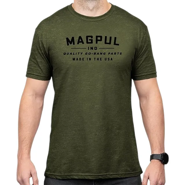 Magpul MAG1112-317-XL Go Bang Parts CVC T-Shirt XL Olive Drab Heather - Magpul Industries