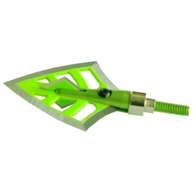 DirtNap Gear DRT Double-Bevel Broadheads 100/125gr Green 3-Pack - DirtNap Gear