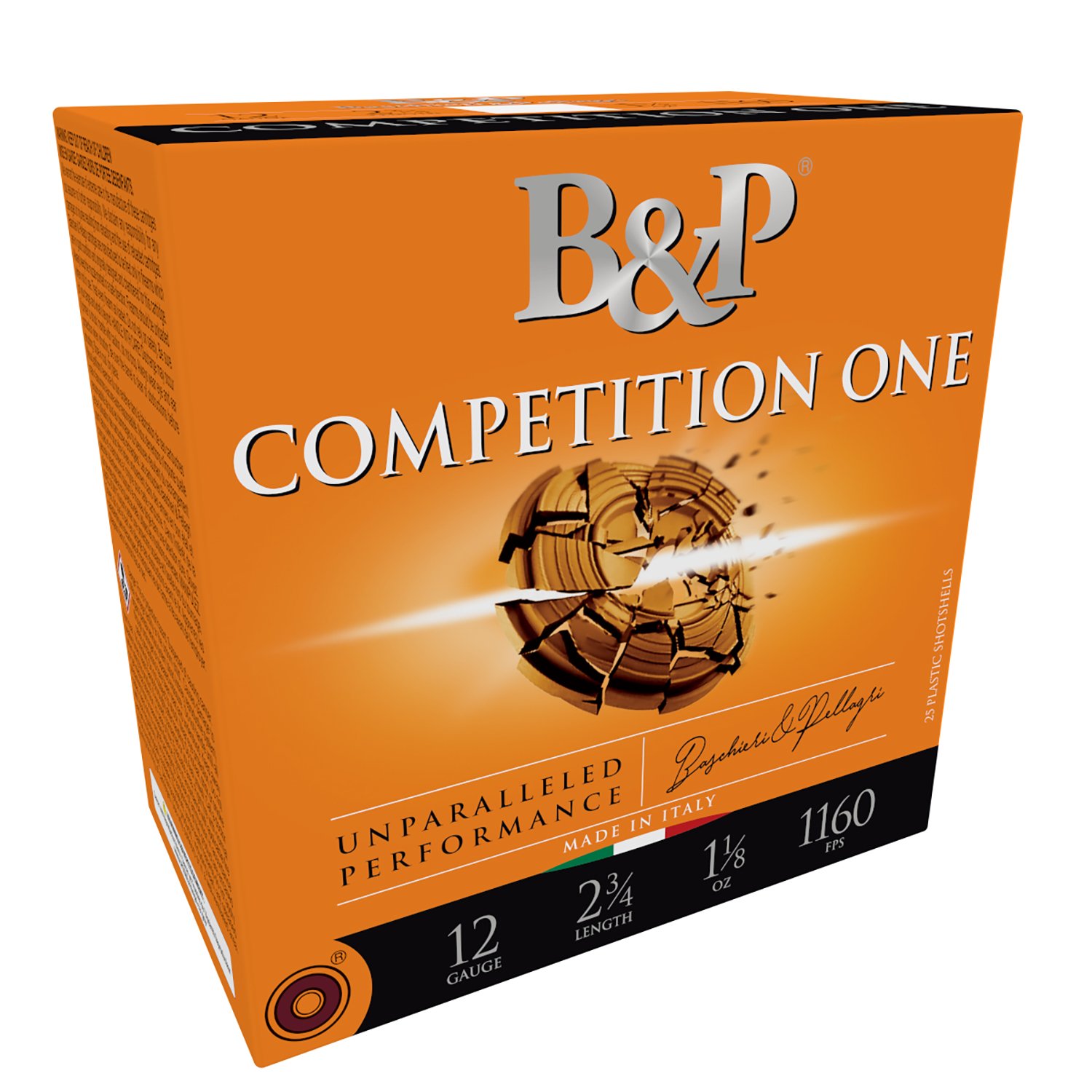 Baschieri & Pellagri Competition One 12 Gauge 2.75 In 1 oz #9 25 Rd - Baschieri & Pellagri - 12 Gauge