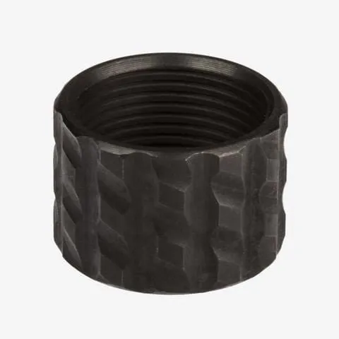 Crux Ordinance 1/2-28 Blackened Stainless Steel Thread Protector - Crux Ordnance