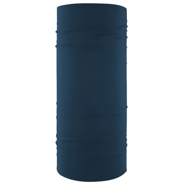 Zan Headgear Motley Tube Polyester Neck Gaiter Navy One-Size