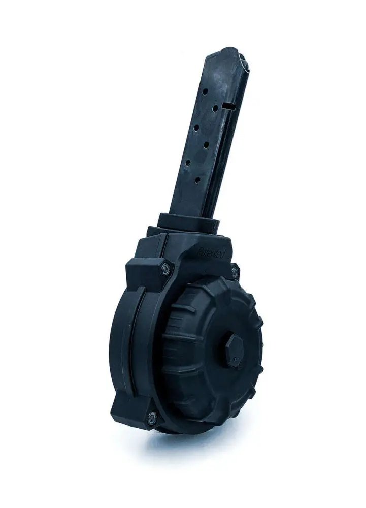 ProMag DRM-A25 1911 .45 ACP 40-Round Drum Magazine Black Polymer - ProMag Industries - 45 ACP