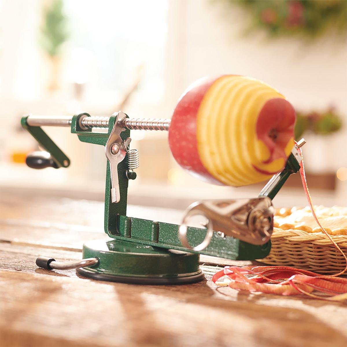 Roots & Harvest 662 Apple/Potato Peeler Green Cast Aluminum Stainless Blade - DNZ Products