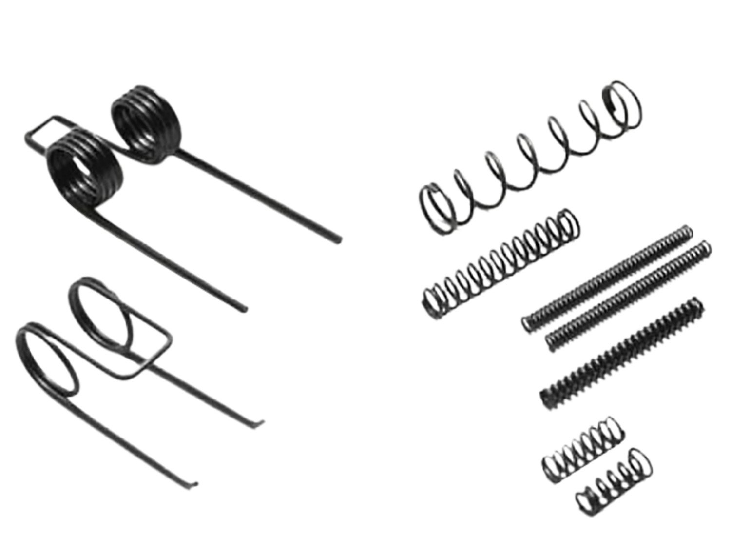 L&S LSLSK Mil-Spec Lower Spring Kit Black 1249 - L&S