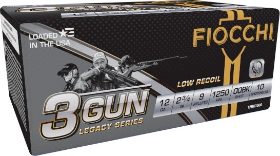Buy Fiocchi 12BK3G00 12Ga 2.75In 9-Pellet 00 Buck 1250fps 10/Box online