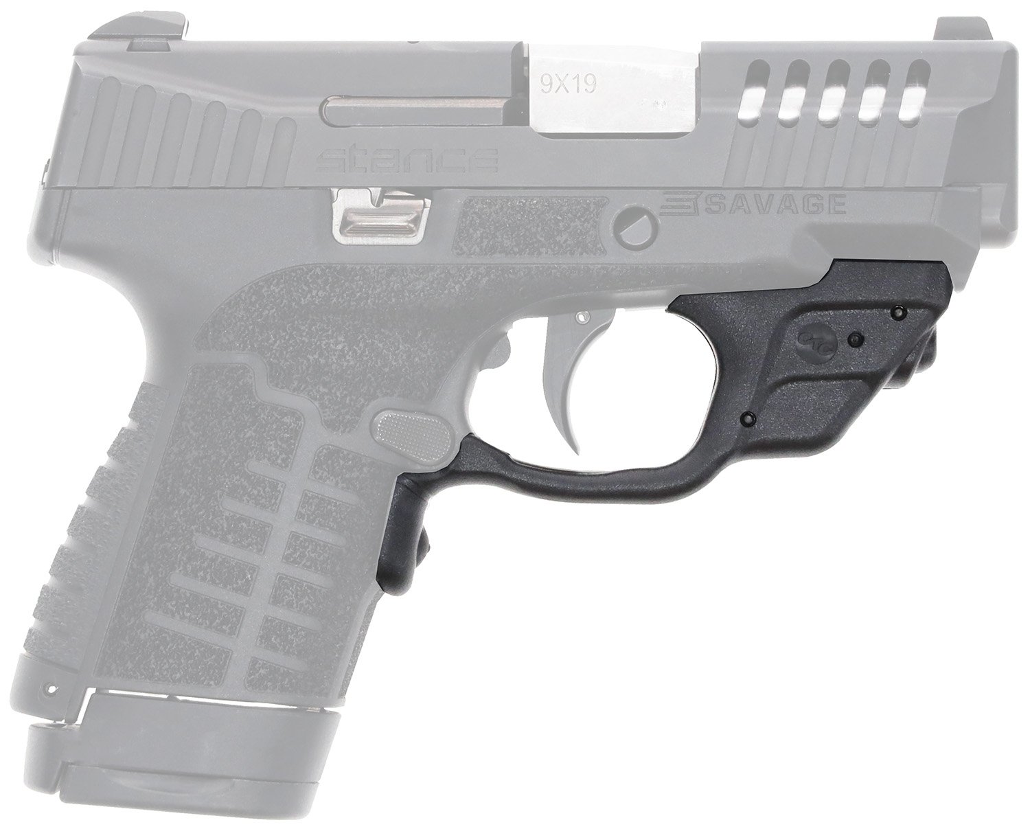 Crimson Trace 013000161 LG-Laserguard Red Laser for Savage Stance Black - Crimson Trace - 0.50" AT 50 FT