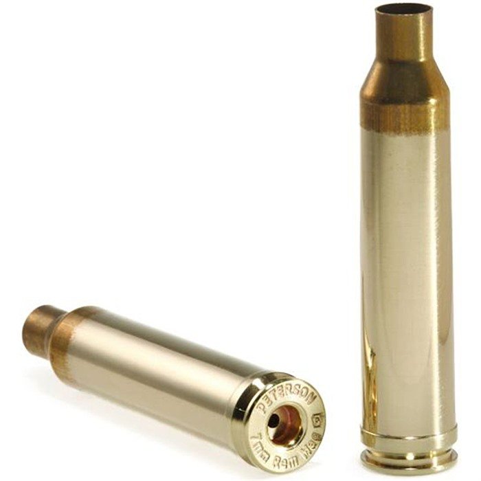Peterson Cartridge Company 7MM Remington Magnum Brass 50-Box - Peterson Cartridge Company - 7MM REMINGTON SAUM