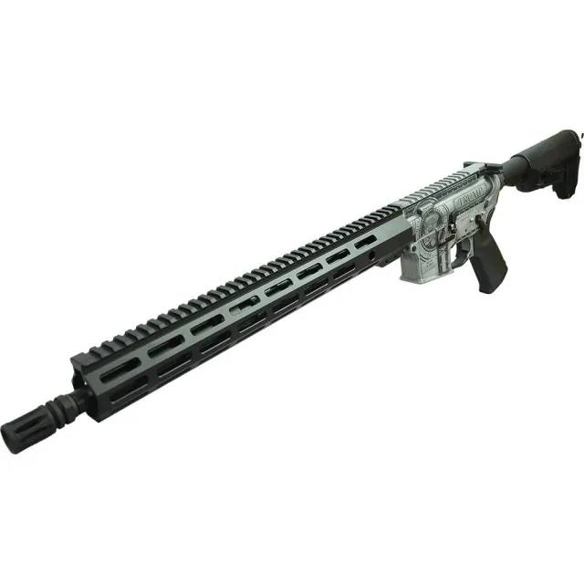 Shark Coast 300134100004-1 AR-15 Rifle 5.56 16" Barrel 30rd Silver/Black