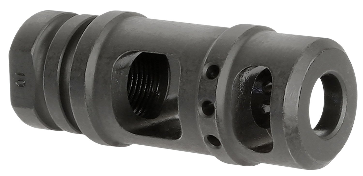 Midwest Industries MI-MB10 .357 Caliber Two Chamber Muzzle Brake Black - Midwest Industries - 38/357 CALIBER