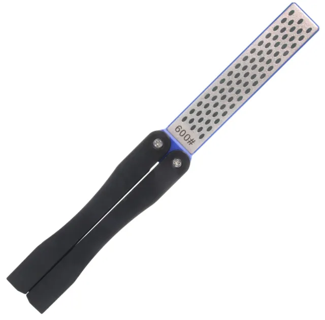 Cold Steel CSKSDSDW Double Sided Knife Sharpener Black Folding Diamond...
