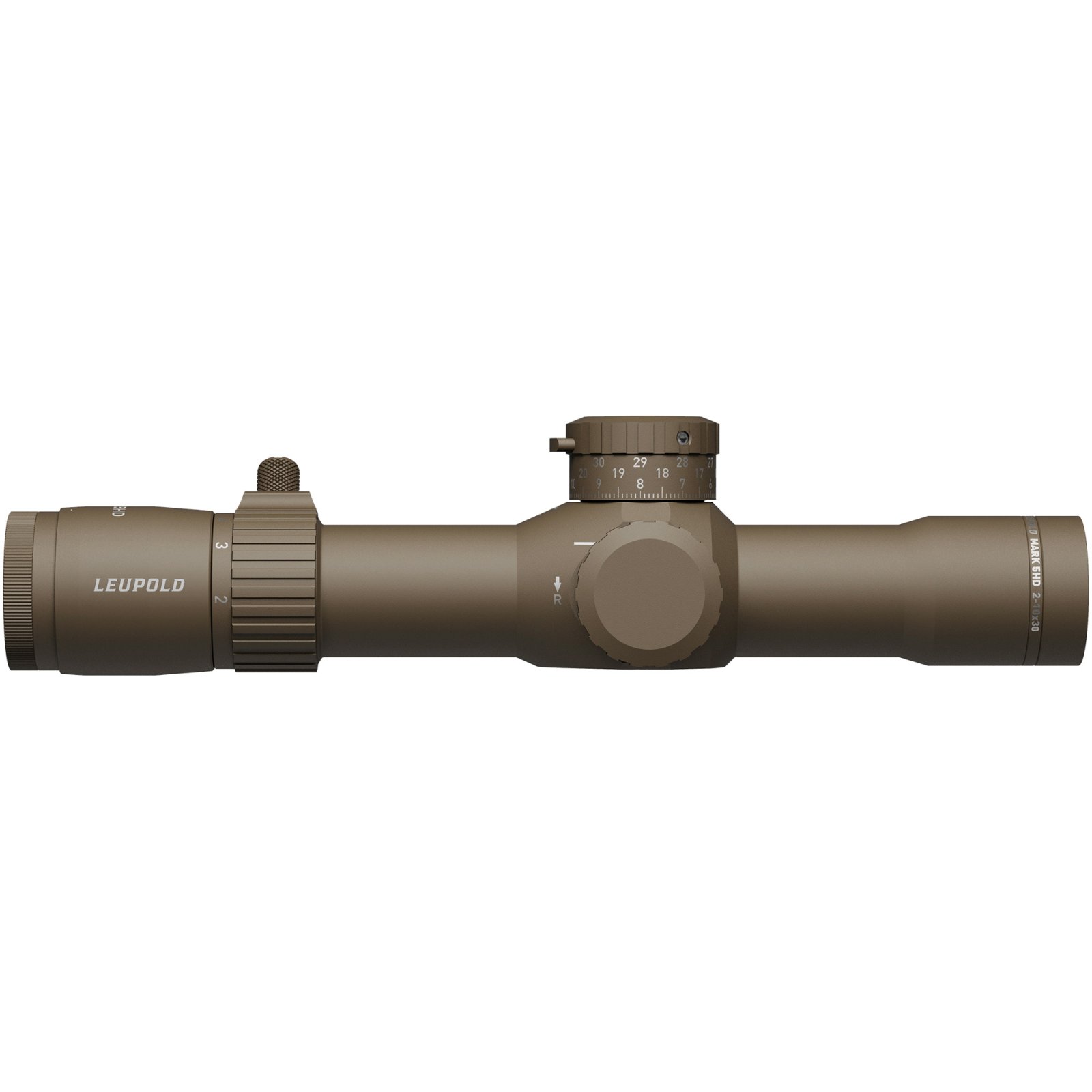 Leupold Mark 5HD 2-10x30mm M5C3 FFP Illum CMR-Mil Dark Earth Scope (179709) - Leupold & Stevens - 30MM