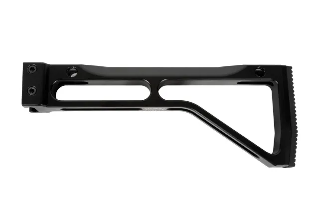 Arsenal CNC Machined Aluminum Tactical Buttstock Assembly 1913 Picatinny Attachment Black - Arsenal