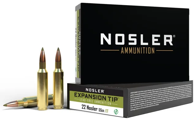 Buy Nosler 40140 E-Tip .22 Nosler 55gr Lead-Free 20 Rounds in Box online