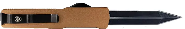 Templar Knife MAAB121 D2 Steel Folding Dagger 3.25 In Bronze Handle - TEMP