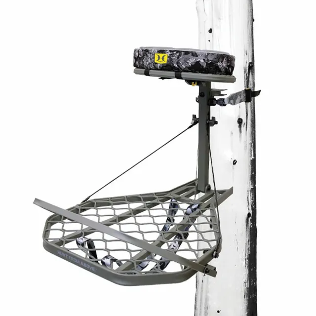 Buy Hawk HWKHF2025 Helium Pro Hang-On Tree Stand Aluminum 24"x30" Gray online