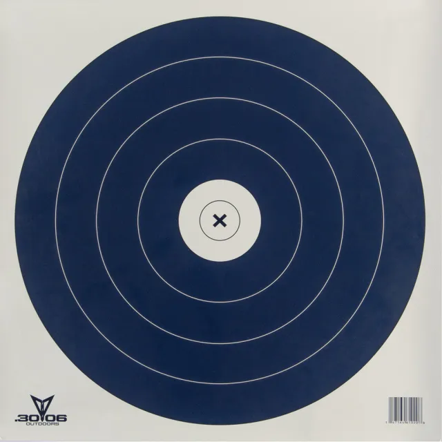 30-06 Outdoors TARSS-100 Paper Targets 40cm Single Spot 100 Pack - 30-06 Outdoors