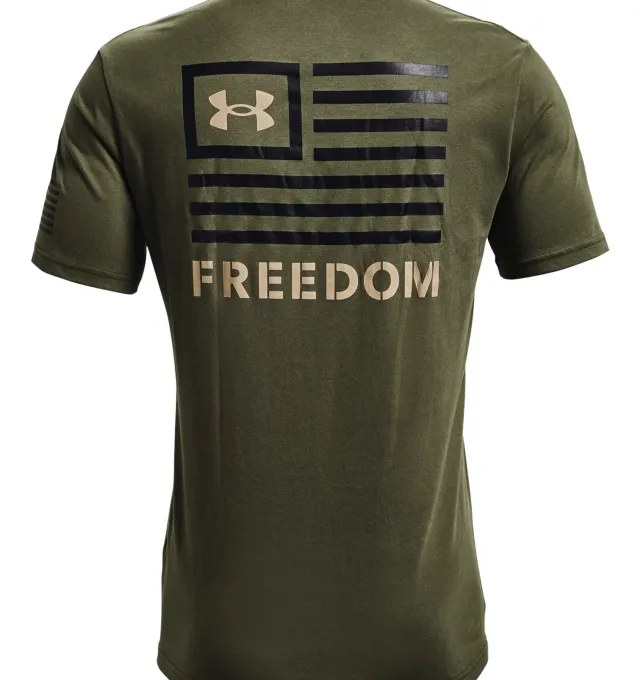Under Armour Freedom Banner Short-Sleeve T-Shirt USA Flag Graphic