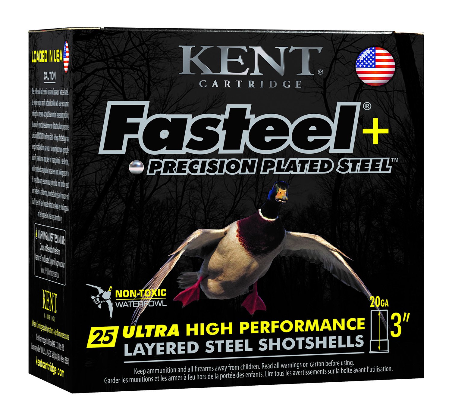 Buy Kent Cartridge Fasteel+ K203FSP282X4 20 Gauge 3" 1oz 2/4 Shot 25/Box online