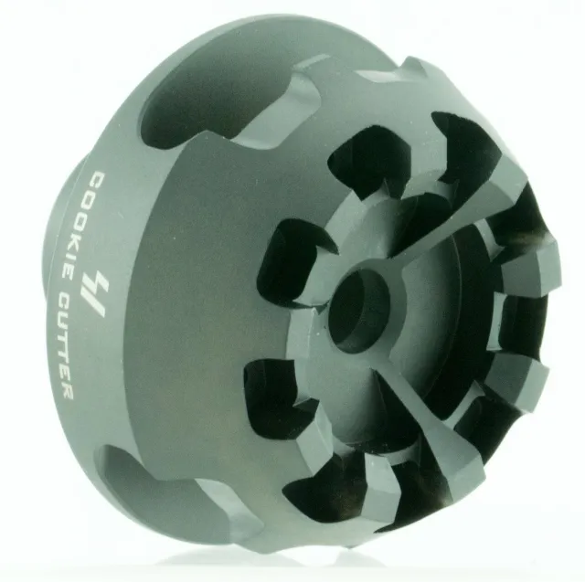 Strike Industries CCCOMP308 Cookie Cutter Comp Black Steel 5/8"-24 tpi