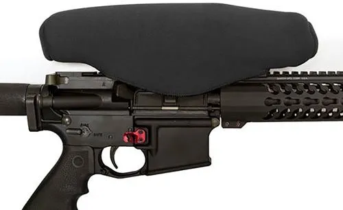 Scopecoat 11XP02BK Flak Jacket Neoprene Scope Cover Medium 10"x50mm Black - Scopecoat