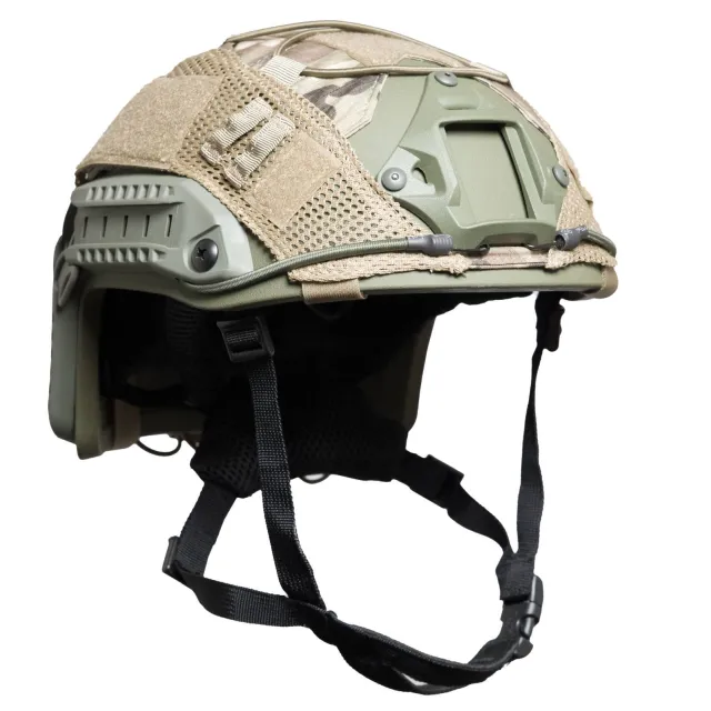 Guard Dog GD-FAST-HELMET-U Level IIIa Ballistic Helmet Green Multicam 3.5 lbs - GuardDog