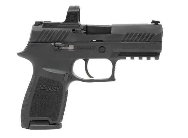 Sig Sauer P320C9BRXZP Compact RXZP 9mm Luger 15+1 3.90" Black Nitron SS Slide, Polymer Grip