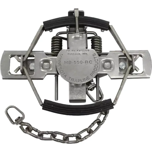 Minnesota Trapline MB-550 Rubber Jaw Predator Trap 2-Coil - Minnesota Trapline