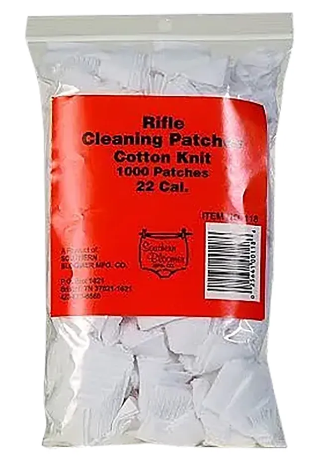 Southern Bloomer .22 Caliber Cleaning Patches Cotton 1000 Count - SBC - .22 CAL