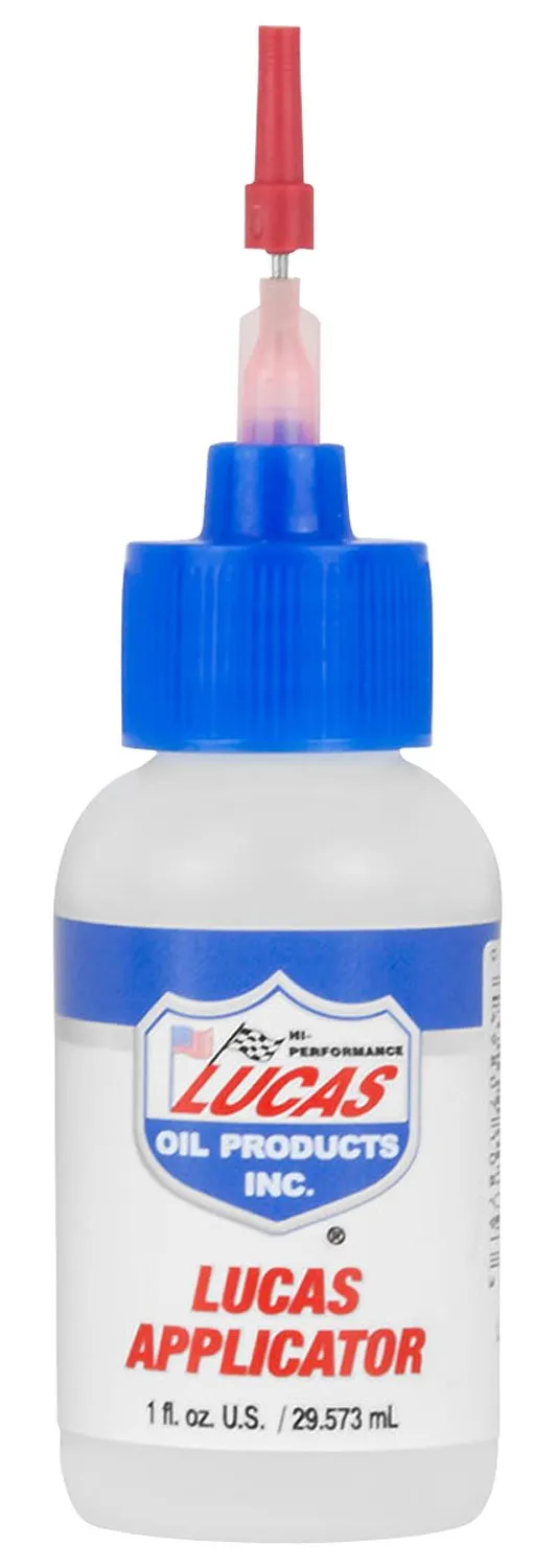 Lucas Oil 10879 Applicator Bottle 1 oz Needle Clear Durable Plastic - LUCAS - 1 OZ for sale at Smoke Wagon Firearms