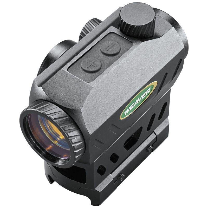 Weaver W122TRD Classic 1x22 Red Dot Sight, 3 MOA, 10 Brightness Settings - Weaver