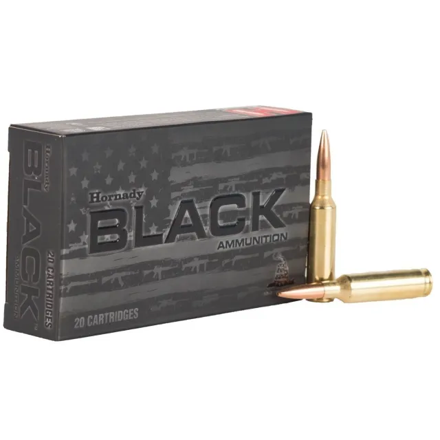 Hornady 81604 Black Target 6mm ARC 105 gr HPBT 20 Per Box/ 10 Cs - Hornady Manufacturing Company - 6mm ARC