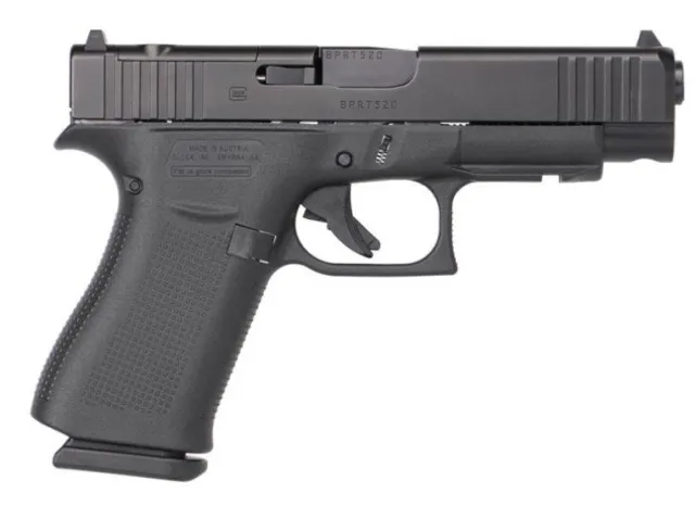 Glock 48 MOS 9MM LUGER FS 15RD W/ FRONT RAIL BLACK - Glock - 9mm Luger for sale at Smoke Wagon Firearms